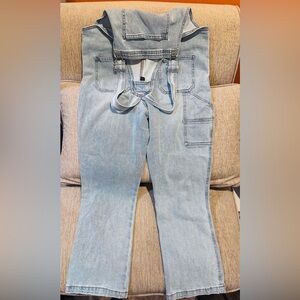 Light Blue Denim Overalls